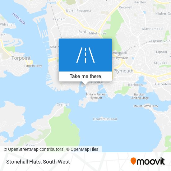 Stonehall Flats map