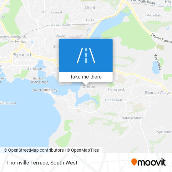 Thornville Terrace map