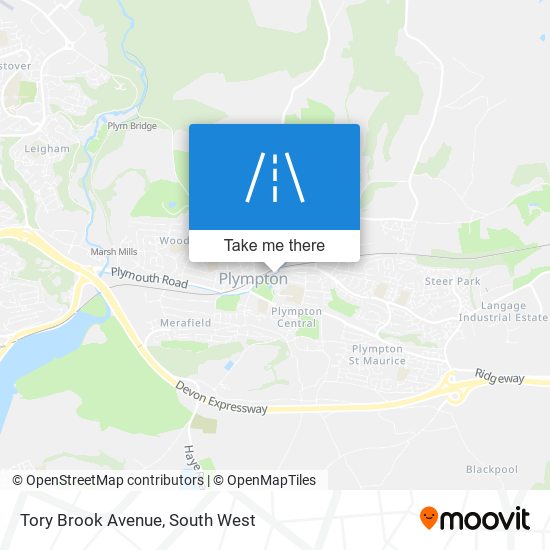 Tory Brook Avenue map