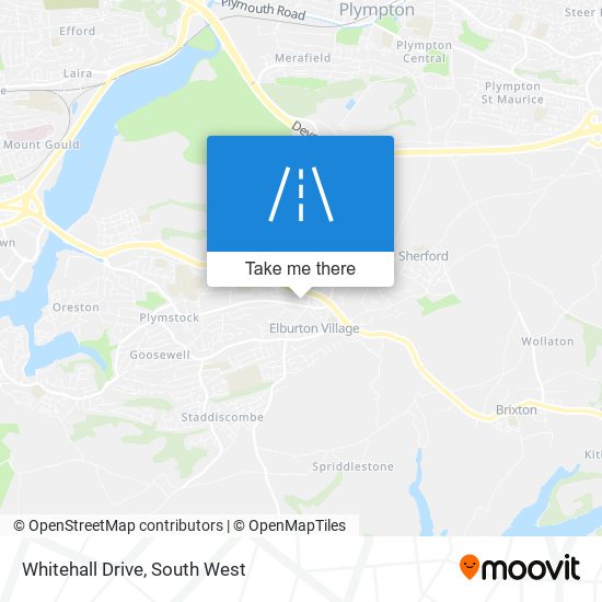 Whitehall Drive map