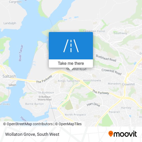 Wollaton Grove map
