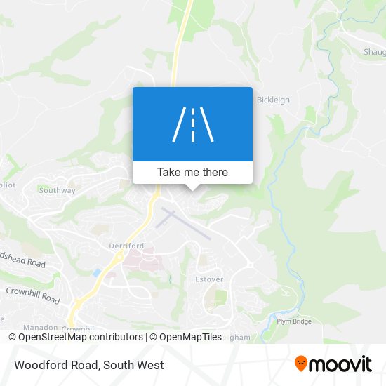 Woodford Road map