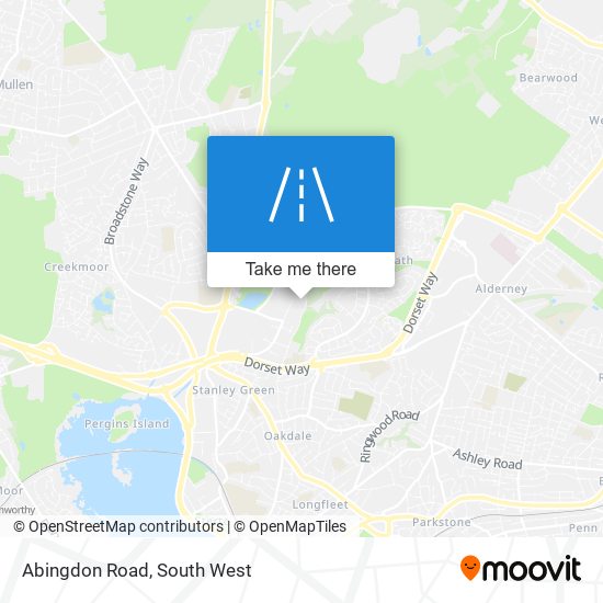 Abingdon Road map