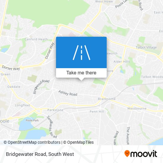 Bridgewater Road map