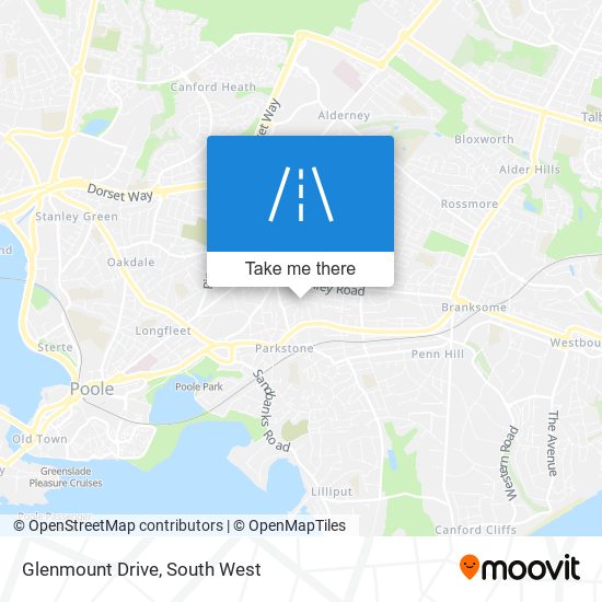 Glenmount Drive map