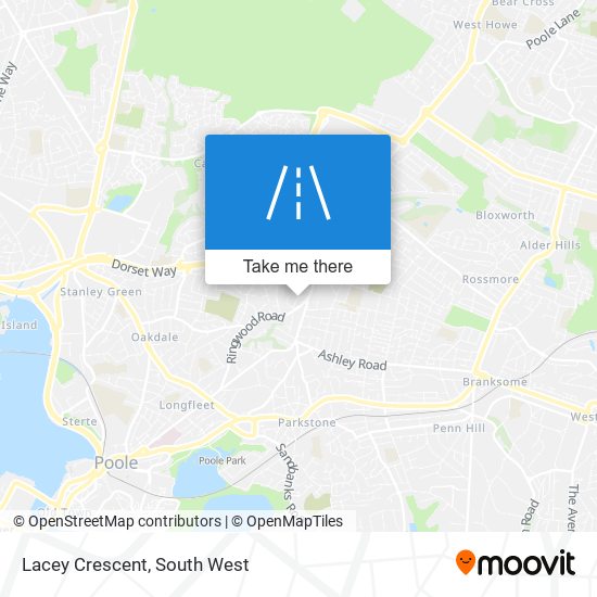 Lacey Crescent map