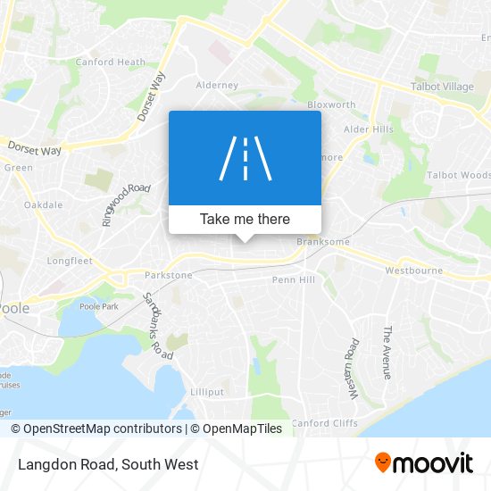 Langdon Road map