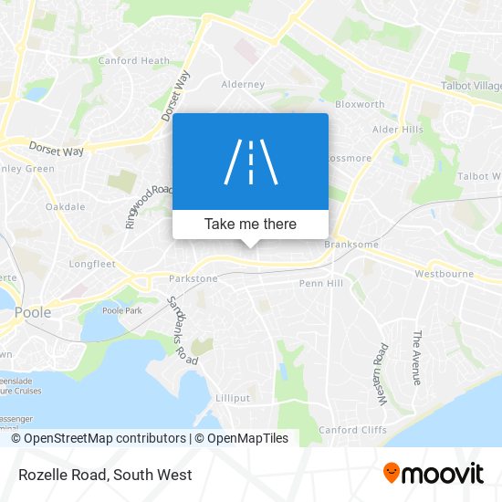 Rozelle Road map