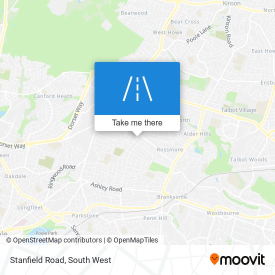 Stanfield Road map