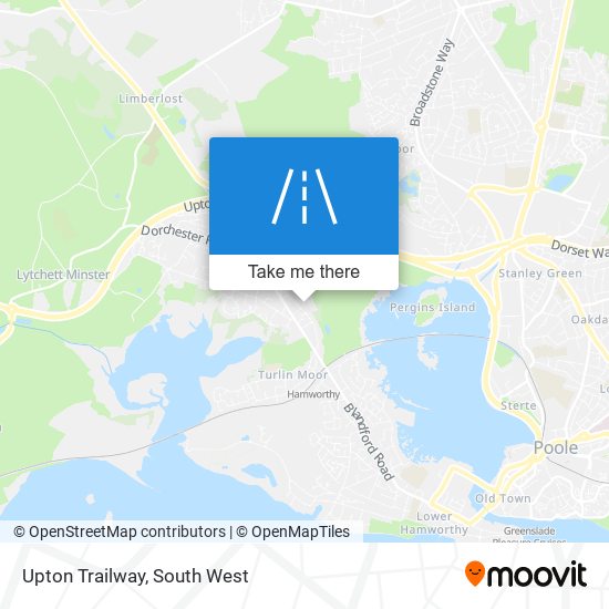 Upton Trailway map