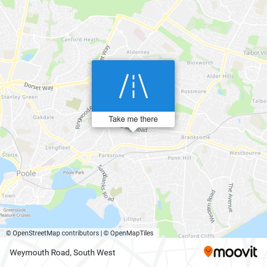 Weymouth Road map