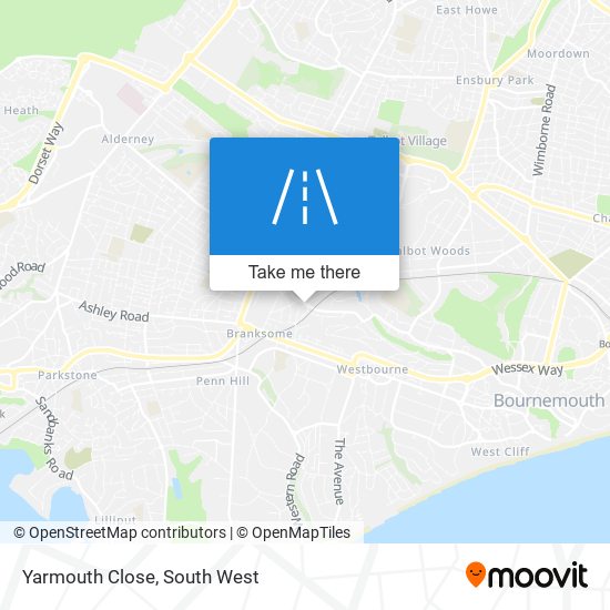 Yarmouth Close map