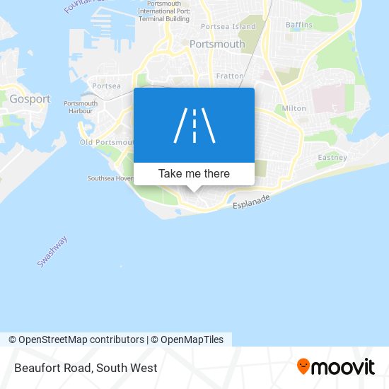 Beaufort Road map