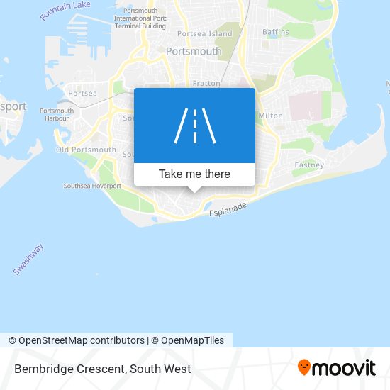 Bembridge Crescent map