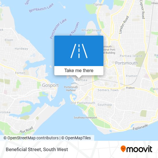 Beneficial Street map