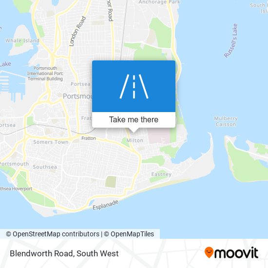 Blendworth Road map