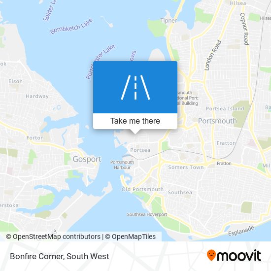 Bonfire Corner map