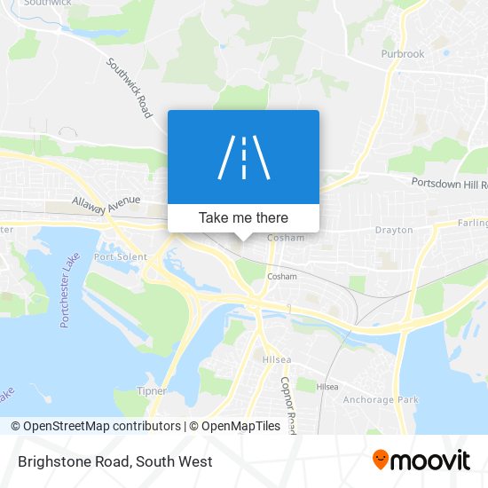 Brighstone Road map