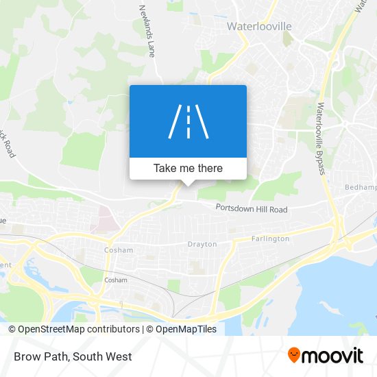 Brow Path map