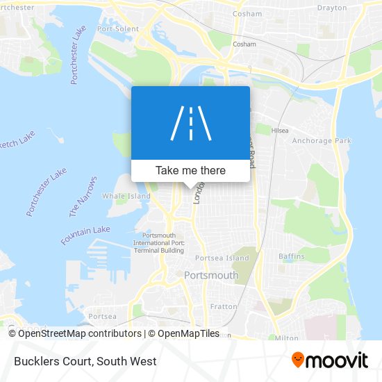 Bucklers Court map