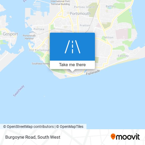 Burgoyne Road map