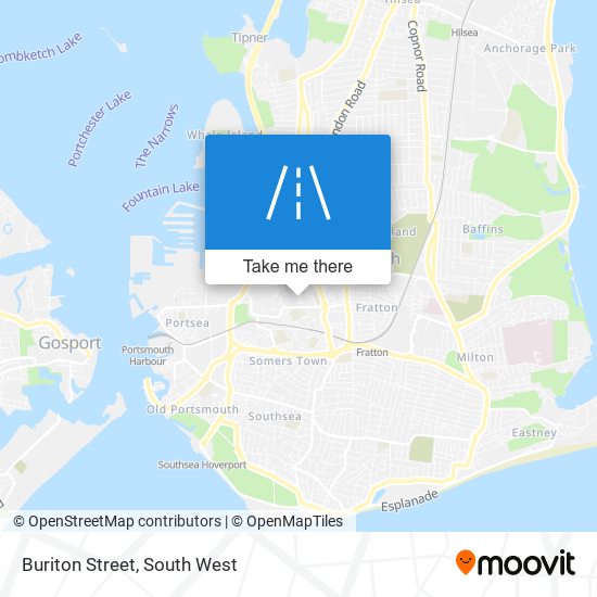 Buriton Street map