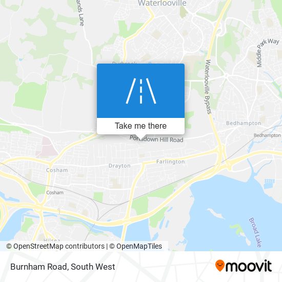 Burnham Road map