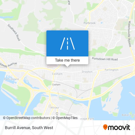 Burrill Avenue map