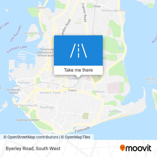 Byerley Road map