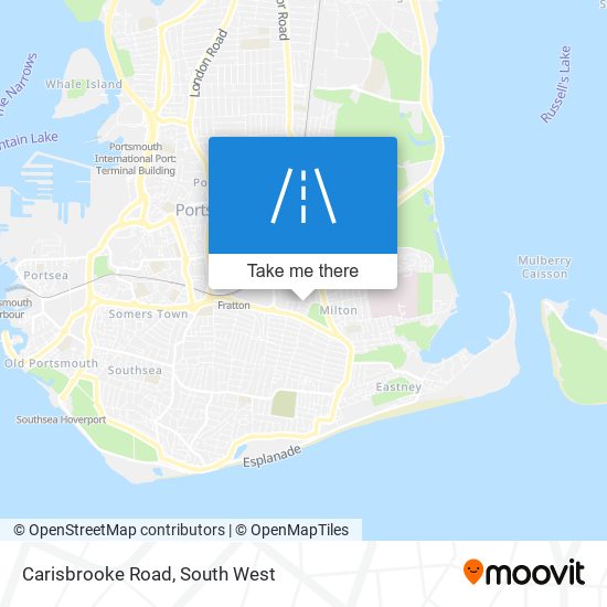 Carisbrooke Road map