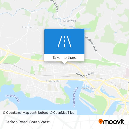 Carlton Road map