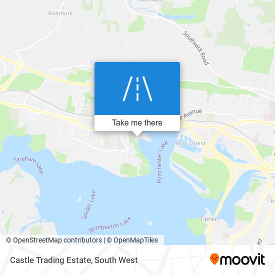 Castle Trading Estate map