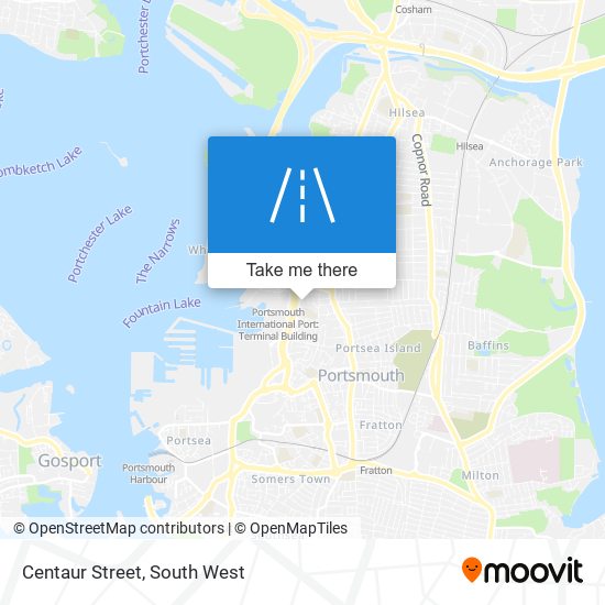 Centaur Street map
