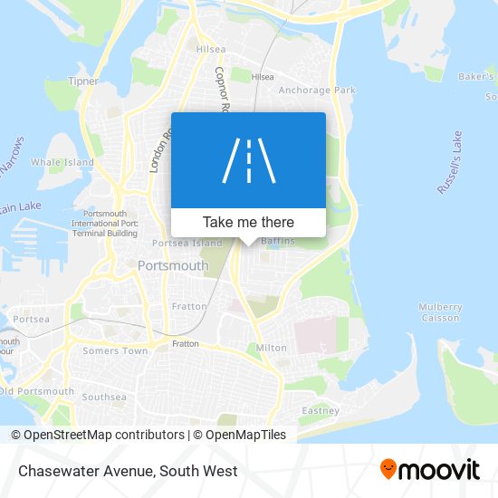 Chasewater Avenue map