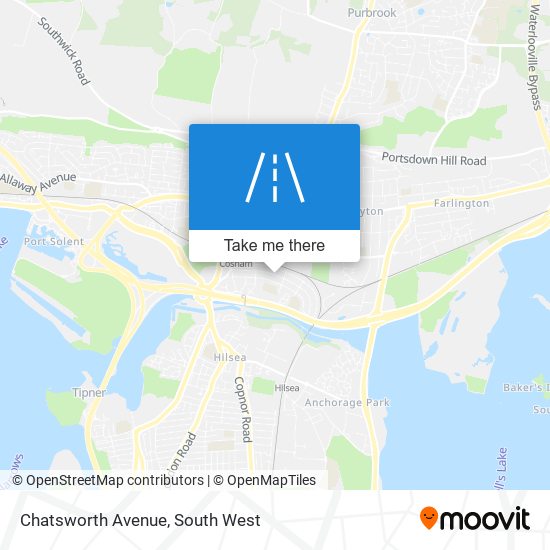 Chatsworth Avenue map