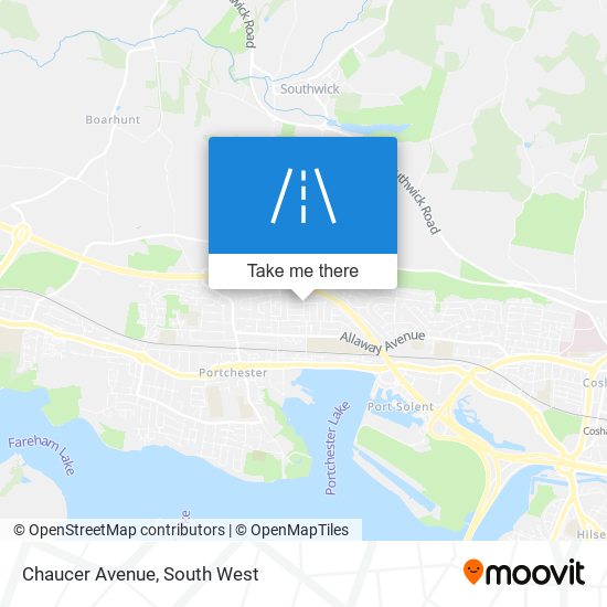 Chaucer Avenue map