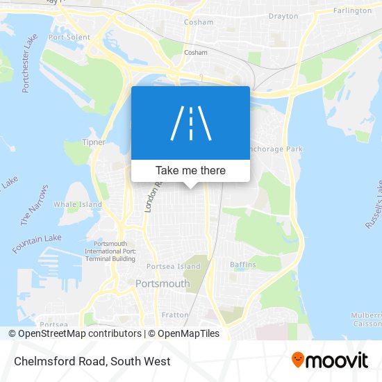 Chelmsford Road map