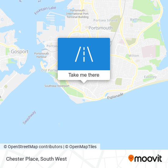 Chester Place map