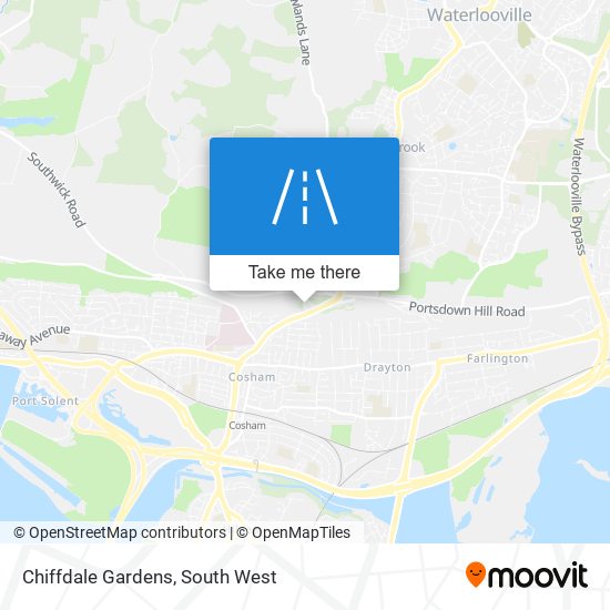 Chiffdale Gardens map