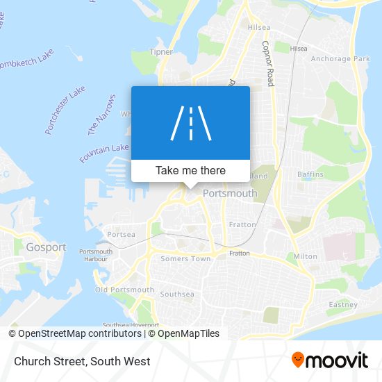 Church Street map