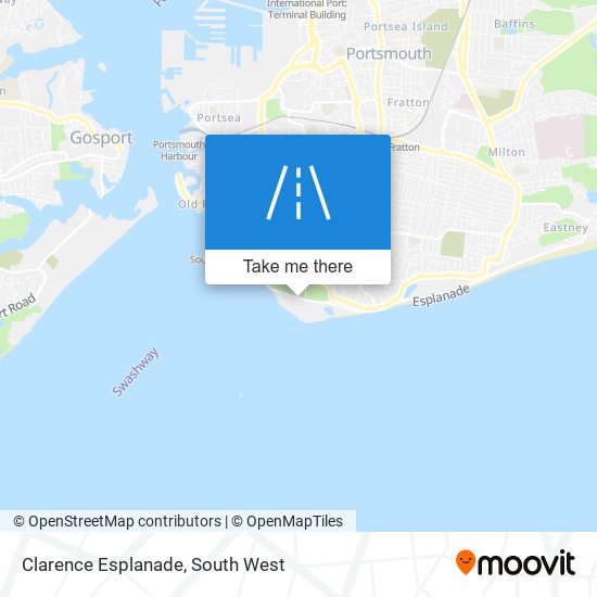 Clarence Esplanade map