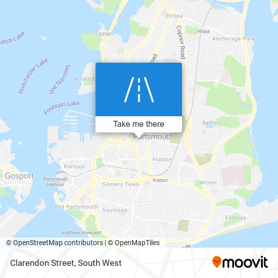 Clarendon Street map