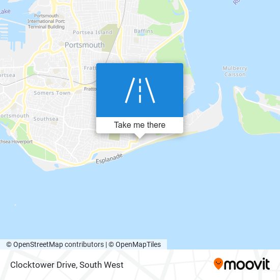 Clocktower Drive map