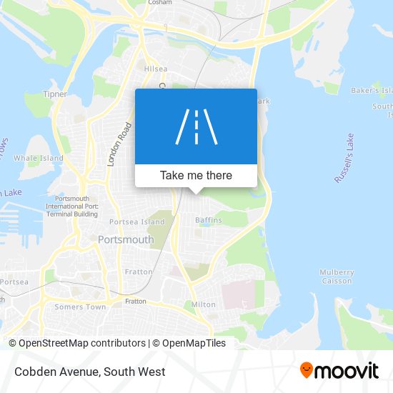 Cobden Avenue map