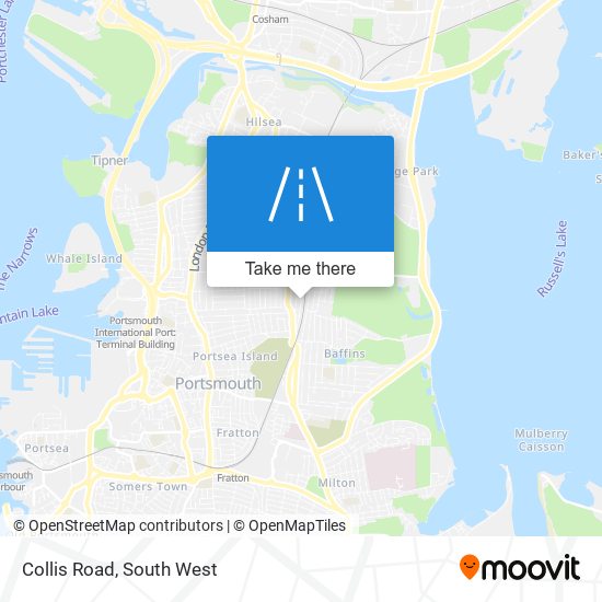 Collis Road map