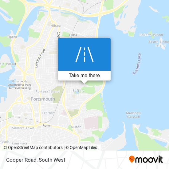 Cooper Road map