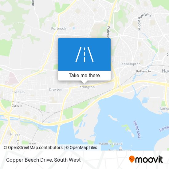 Copper Beech Drive map