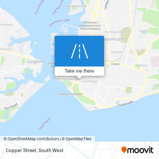 Copper Street map