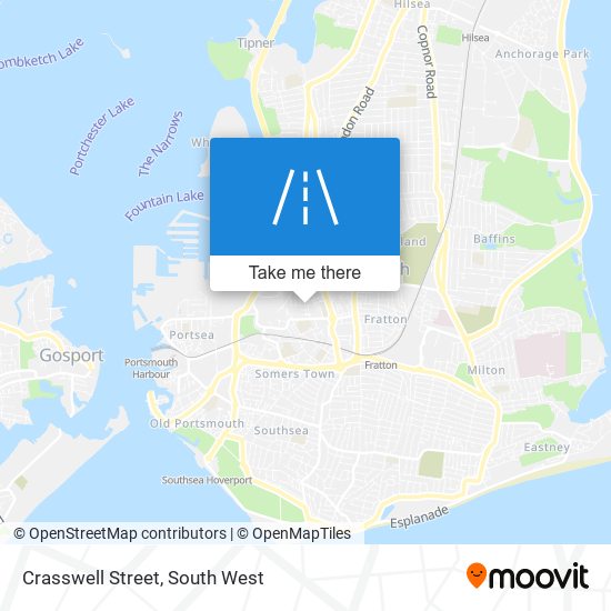 Crasswell Street map