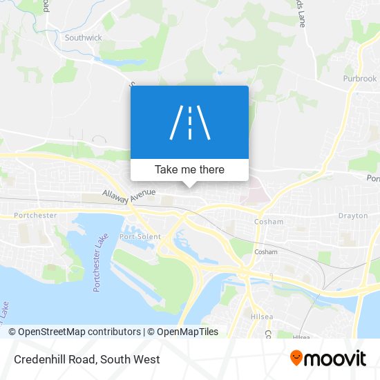 Credenhill Road map